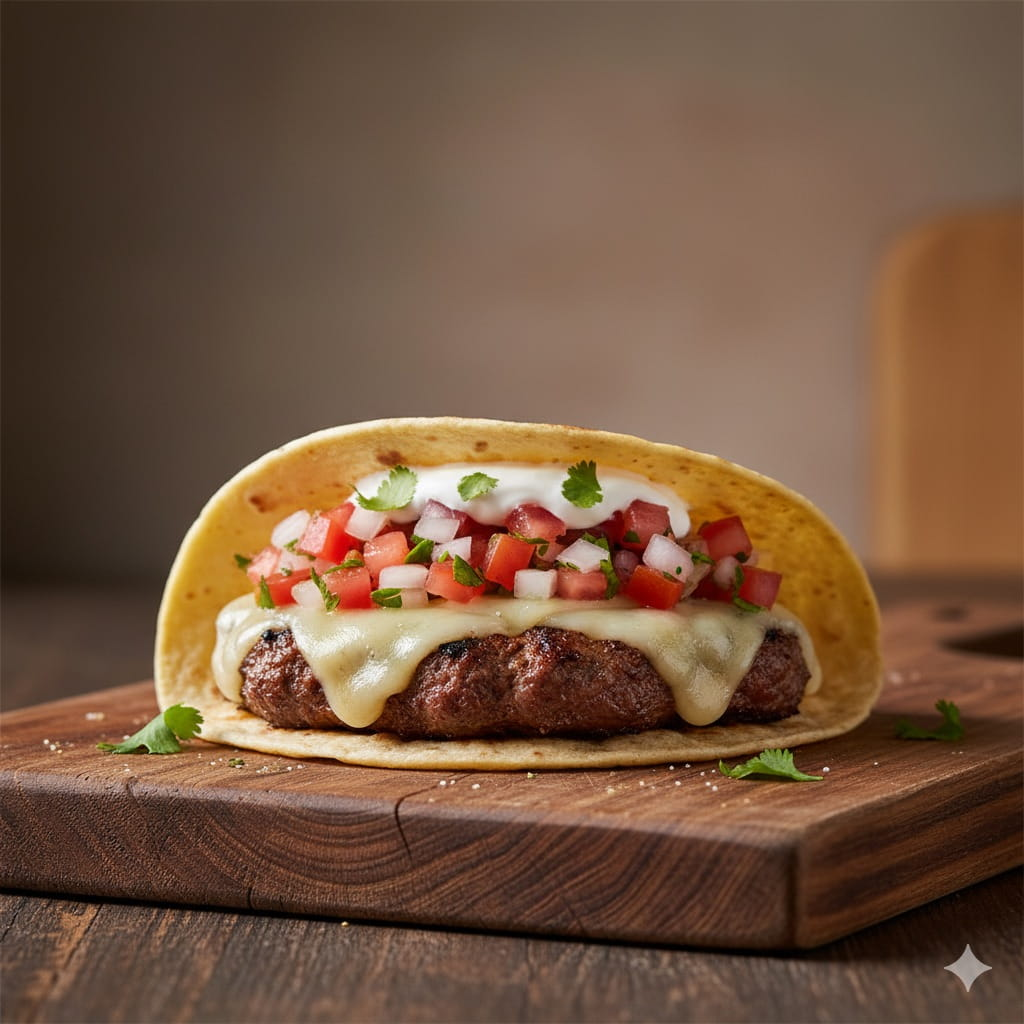 Meet the "Taco-Burger": Our Most Popular Item Tacoloco Media 00021